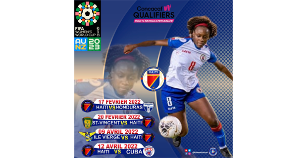 ESS Student Danielle Etienne called up to Haitian Senior Women's National Team for FIFA WORLD CUP QUALIFIERS...